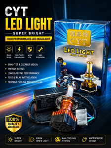CYT Original Projector LED Headlight Bulb H4 | 20W Low Beam & 40W High Beam | Super Bright White Light | Waterproof | For Bikes & Motorcycles

TAJ REDIUM & CAR DECOR MANDAWARI