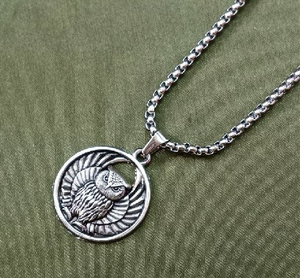 Owl Chain Pendant For Men
