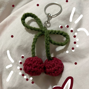 Cherry Keychain 🍒