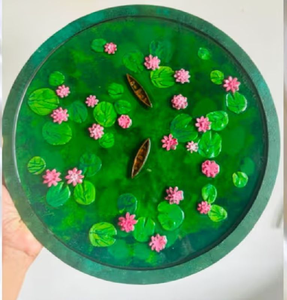 Resin Lotus Pond