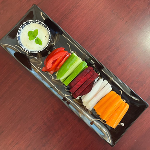 Veggie Sticks & Creamy Dip 🥕🥒 
Crunch your way to happy!