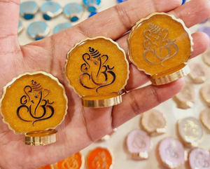 Orange Theme Mini Ganesha