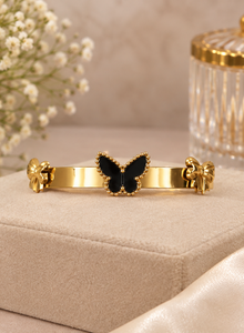 Butterfly With Bow Kada Bracelet