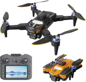 SUPER TOY Dual 4K Camera RC Quadcopter Drone with Brushless Motor Obstacle Avoidance Wi-Fi Selfie Control and Rechargeable Battery