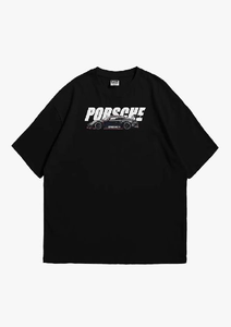 Baggy Shoulder Baggy T-shirt (Porsche) Addition