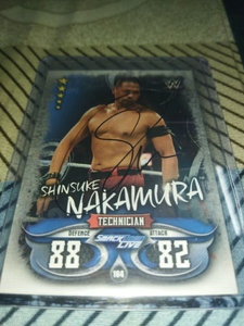 Shinsuke Nakamura Hand Signed Autograph Card