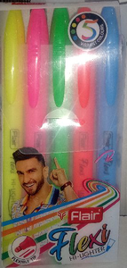 Flexi Hi Lighter (5 Vibrant Colours)