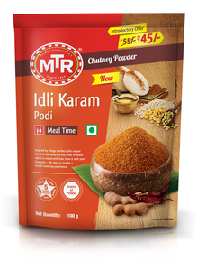 MTR Karivepaku Podi Chutney Powder 100 g