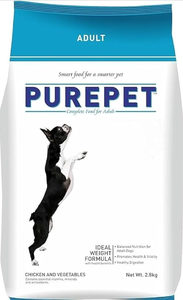 Purepet Adult Dry Dog Food 2.8kg | Chicken & Vegetable Flavour | Promotes Health & Vitality | Immune Support | Healthy Digestion | Nutrient Rich
