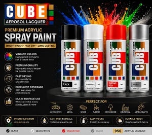 1 Peace🖤 Black
🤍 Gloss White
❤️ Suzuki Red
🩶 Silver
 CUB Premium Acrylic Spray Paint 400ml – Fast Dry, Long Lasting, Multi Surface Aerosol Lacquer


TAJ REDIUM & CAR DECOR MANDAWARI