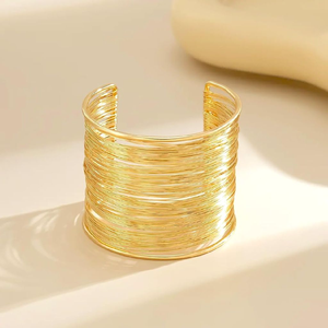 Multilayer Wire Chunky Bracelet
