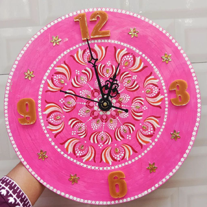 Mandala Wall Clock