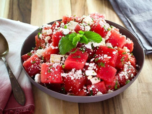 Watermelon Feta Refresh 🍉🧀 
Cool. Juicy. Irresistible.