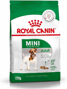 Royal Canin Mini Adult Dog Food, 220 Grams, Supports Weight Management & Digestive Health