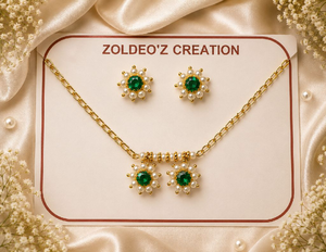 Parijatak Chain Pendant Green