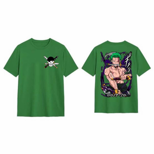 Zoro three sword style printed tshirt