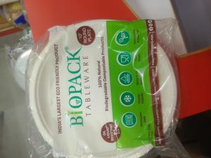 Eco.Friendly Product Biodegradable Plat 10inc.  Round(25)Pc
