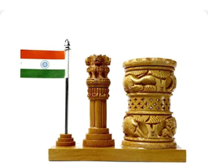 HOUSEHOLD HUB Wooden Handmade Ashoka Stambh Pillar With Flag  Stand Decorative Showpiece Gift Item For Home Decor And Office Desk Organiser
Name: HOUSEHOLD HUB Wooden Handmade Ashoka Stambh Pillar With Flag  Stand Decorative Showpiece Gift Item