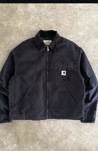 Carhart WIP Black/W' OG Detroit Jacket Size (Medium)