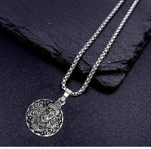 Hanuman Pendant With Chain For Men