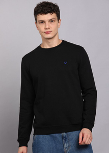 Men Full Sleeve Solid Sweatshirt
