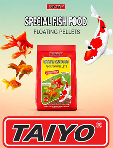 TAIYO Special Fish Food Floating Pellets 1kg | Floating Fish Feed for Goldfish & Koi Carp | Color Enhancer & Growth Formula