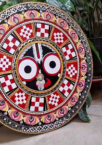 Jagannath Mandala With Posapalli Art