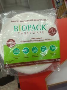 10inch. Biodegradable Plat 3cp (25)Pc